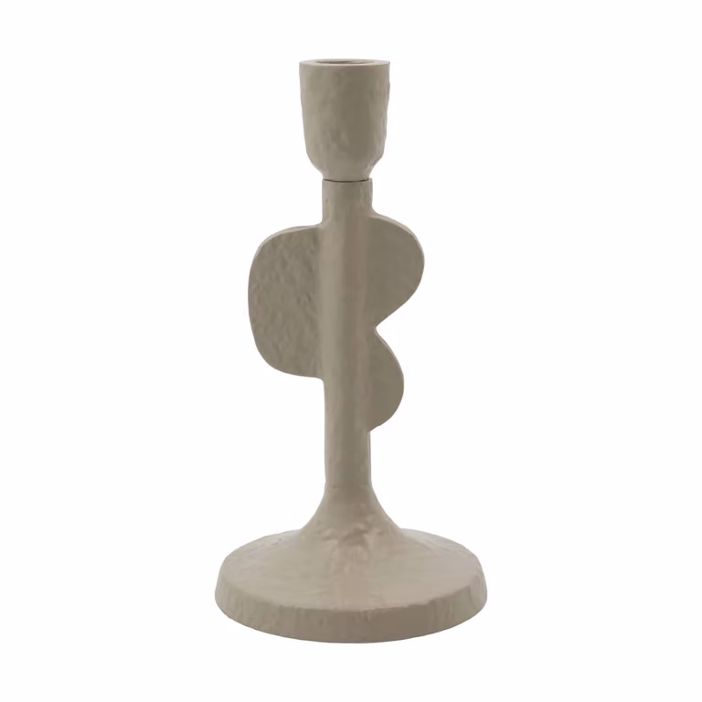 House Doctor Donna kandelaar Beige Keramiek