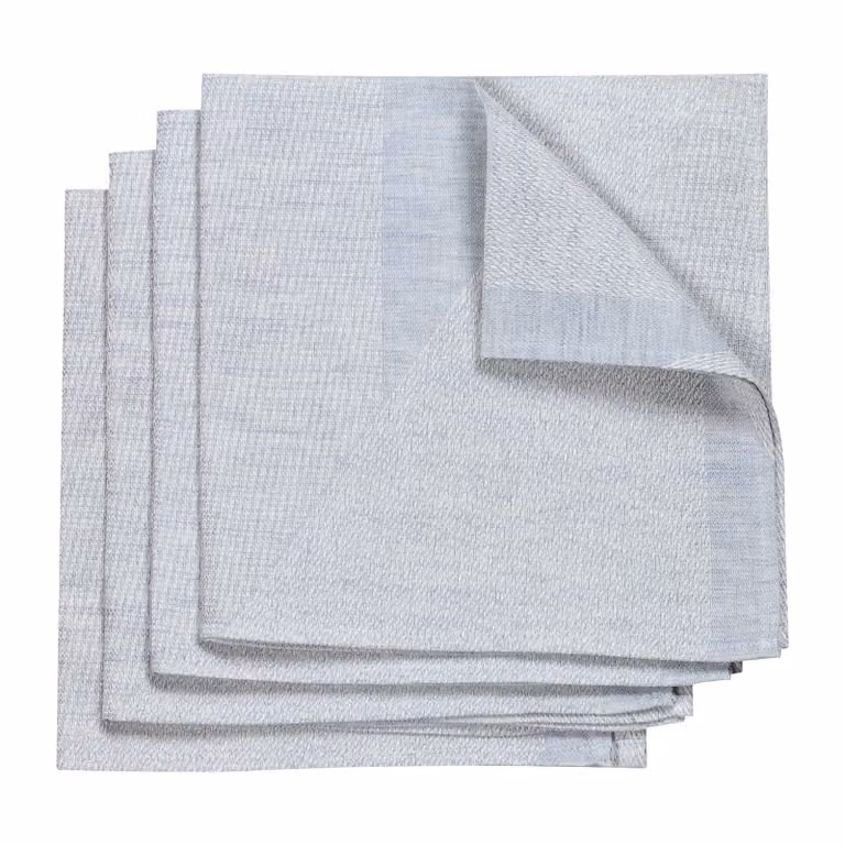 NJRD Metric servet 4-pack Blauw-wit 47 x 47 cm