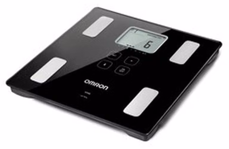Omron VIVA elektronische personenweegschaal, zwart