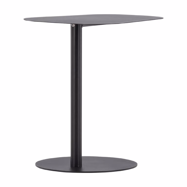 Nest of Nora Lenor metalen bijzettafel - Zwart