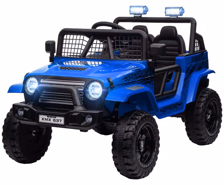 AIYAPLAY Elektrische kinderauto terreinwagen met 2,4G afstandsbediening en snelheid van 3-5 km/u