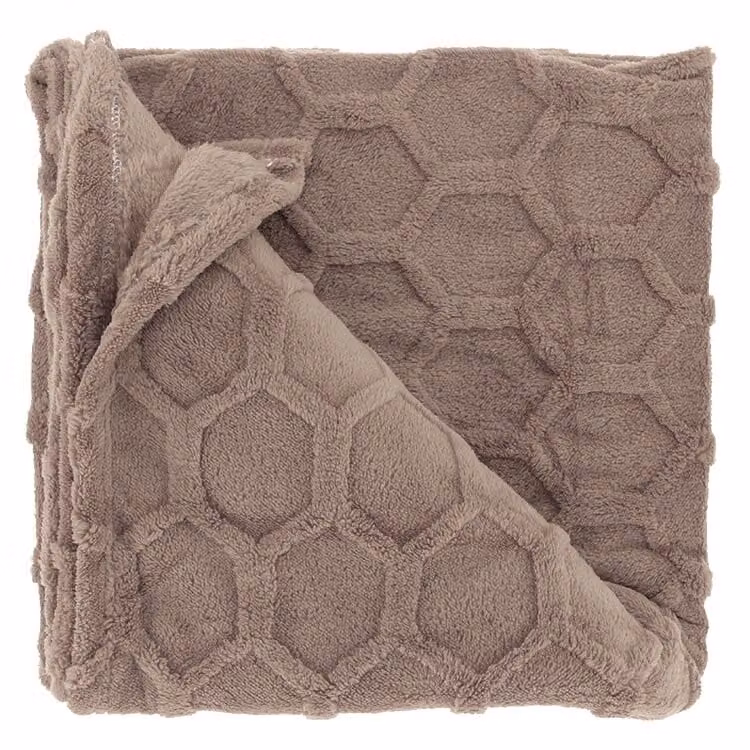 Unique Living Plaid Thor Taupe 200 x 150 cm
