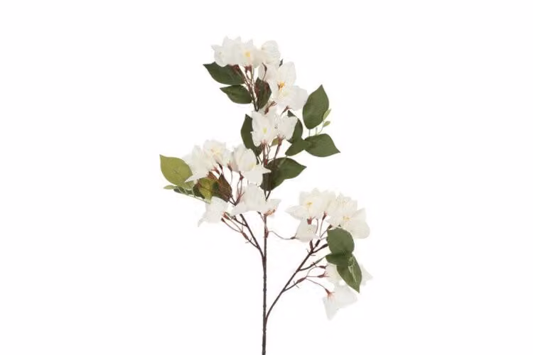 Countryfield zijden Bougainvillea wit 76 cm