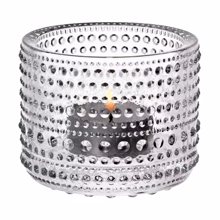 Iittala Kastehelmi waxinelichthouder transparant