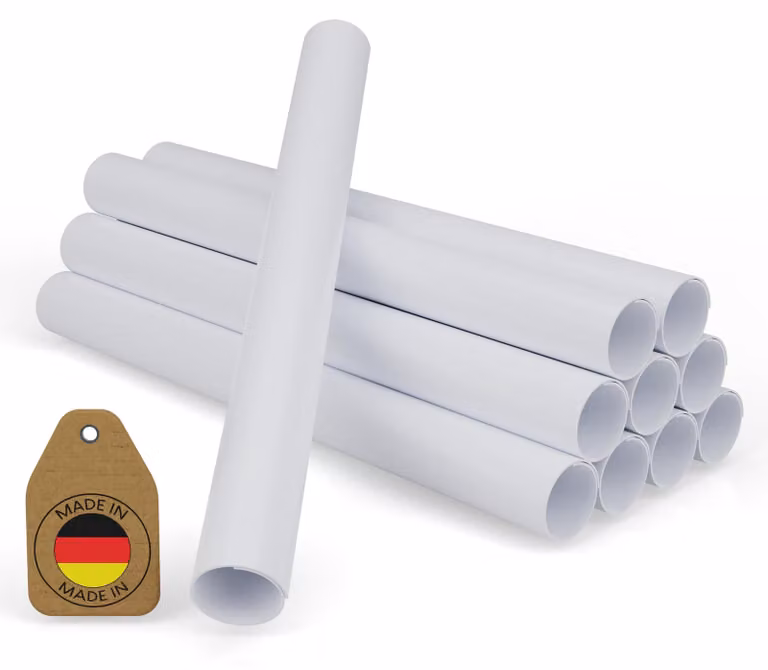 Dripio Verwarmingsbuisafwerking, 10 stuks, wit, 15-18 mm, 200 mm