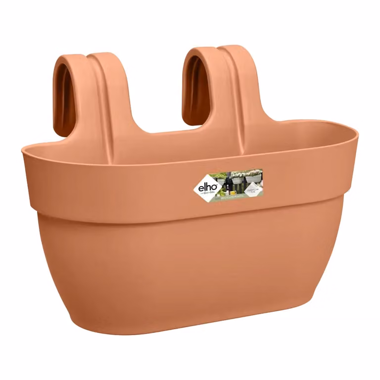 Elho Vibia Campana Easy Hanger Window Box Medium Terra