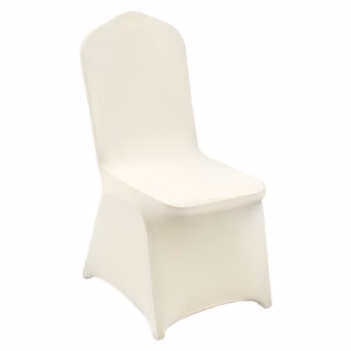 VEVOR Stretch Spandex Stoelhoezen voor Eetkamerstoelen, Wasbare en Universele Beschermende Hoezen, 50 stuks, Beige