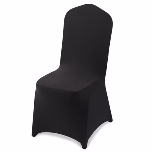 VEVOR Stoelhoezen 150 stuks, zwart, polyester en elastane, B/D/H: 51 x 45 x 95 cm