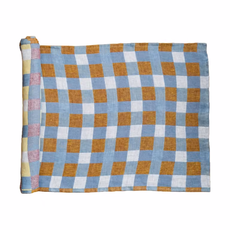 Fine Little Day Rutan tafelloper, Oat, 50 x 140 cm