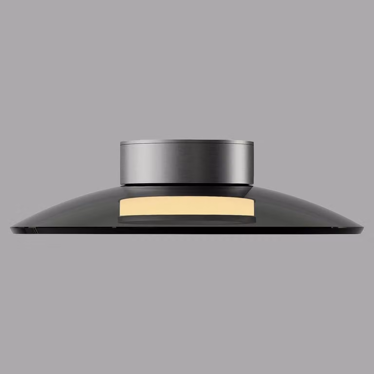 Paul Neuhaus Plafondlamp Pure Moon - Zilver en Grijs - Diameter: 32 cm