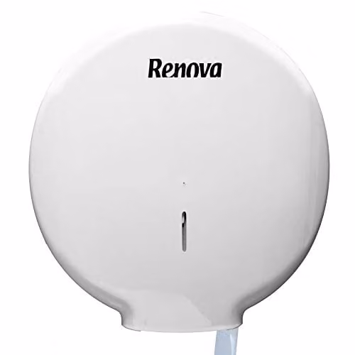 Jumbo Toiletrolhouder Wit