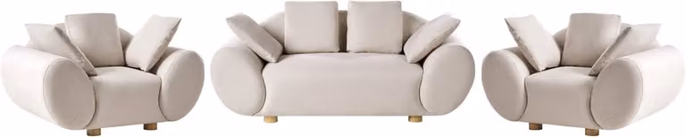 RINGEL Bankenset - Lichtbeige - Polyester