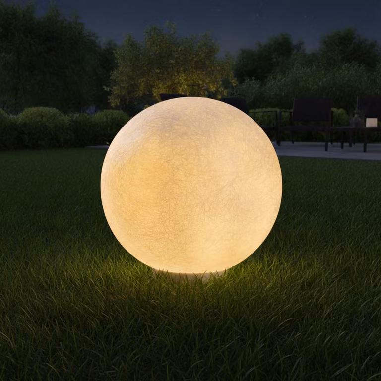 Lyora Moon Solar Bollenlamp - Wit - Ø 30 cm