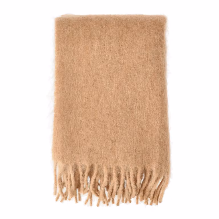 Scandi Living Dune mohair plaid Wheat 130 x 170 cm