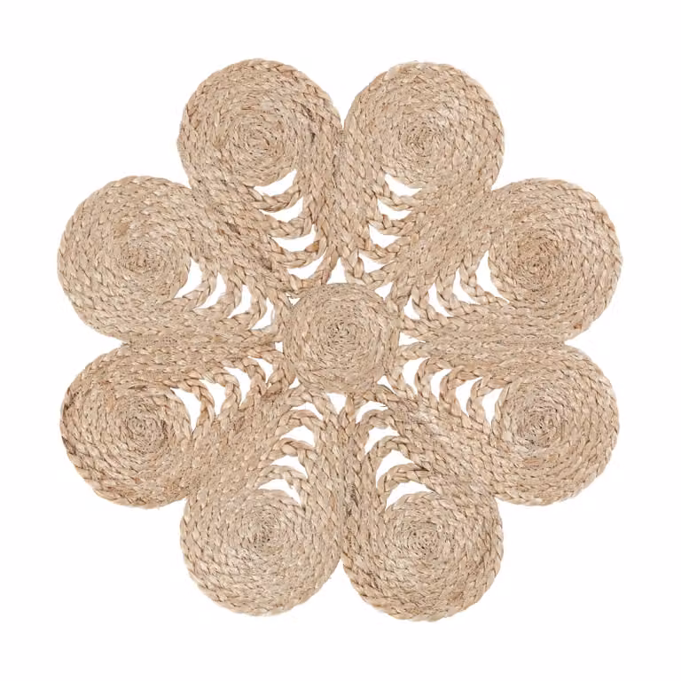 Dixie Elin placemat anemone Natural Ø40 cm