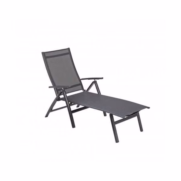 Legato Curve ligbed antraciet B/D/H: 150 x 71 x 104 cm