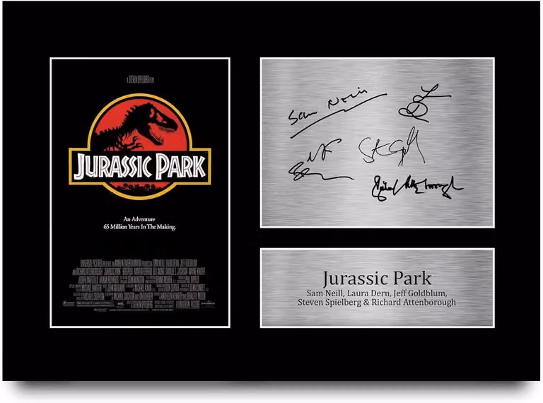 A4 Film Memorabilia Foto met Gedrukte Handtekening in Acryl voor Volwassenen