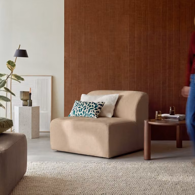 Tikamoon Modulaire fauteuil Vénus shell modern groot model
