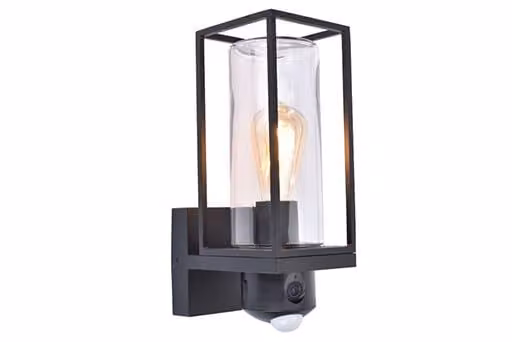 Lutec Flair Wandlamp met Camera in Zwart