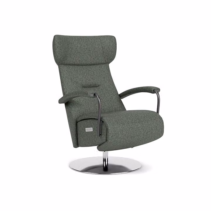 Prominent Relaxstoel C-102 - Groen - Stof