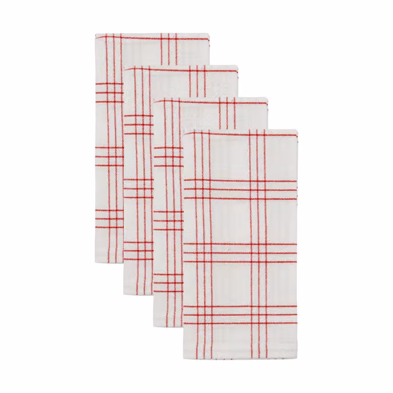 Nicolas Vahé Chef katoenen servetten 4-pack Rood