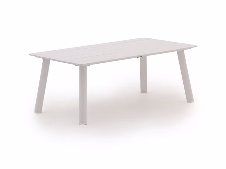 Manifesto Furniture Loungetafel Manifesto, rechthoekige aluminium tuintafel in wit mat, B/D/H: 110 x 58,5 x 42 cm