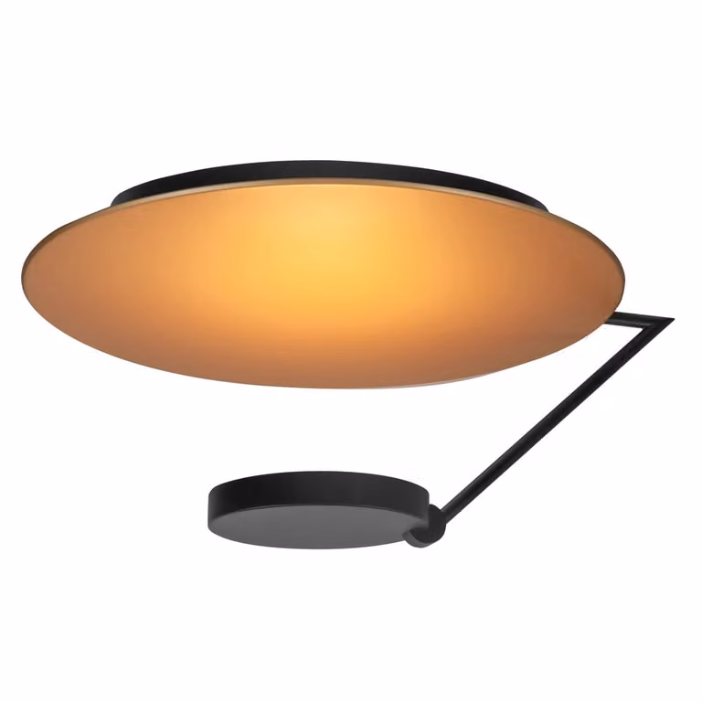 Highlight Goldy Design Plafondlamp - Zwart/Goud - Ø 48 cm