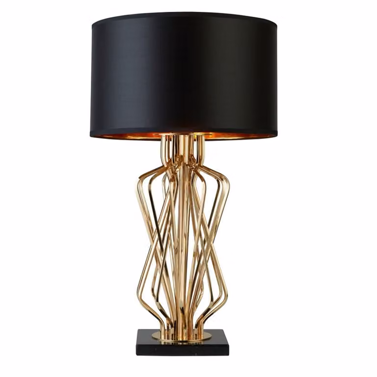 Searchlight Ethan Schemerlamp - Goud/Messing - Metaal