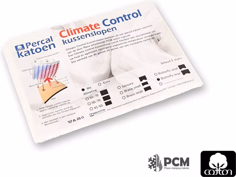 Mahoton Kussensloop Climat Control Wit 50 x 70 cm
