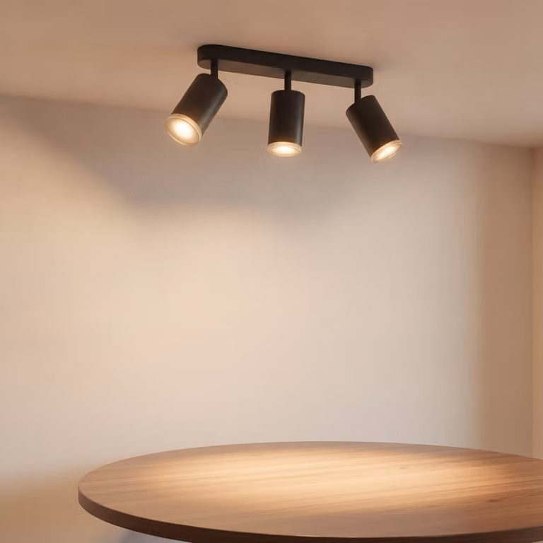 Lyora Opbouwspot Mao 3-lichts zwart