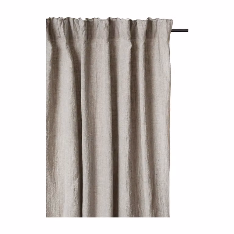 Himla Sunshine gordijn met plooiband Natural 140 x 250 cm