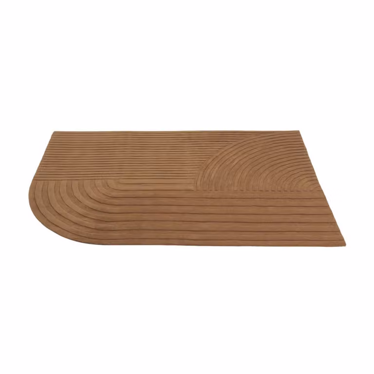 Muuto Relevo vloerkleed Burnt orange B: 170 cm, D: 240 cm