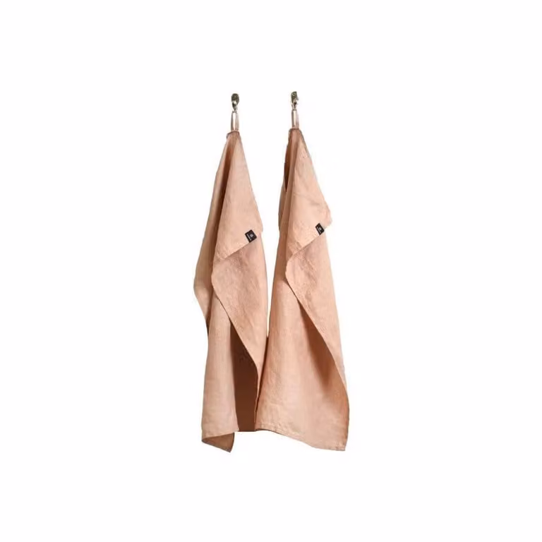 Himla Sunshine keukendoek 2-pack Nude B/D: 50 x 70 cm