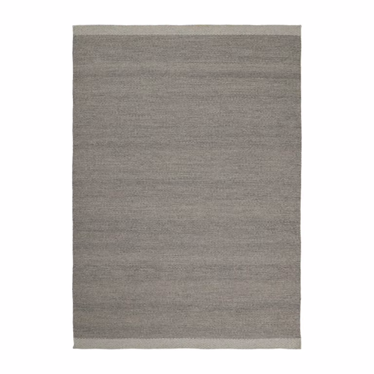 Linie Design Wollen Vloerkleed Grey 250 x 350 cm