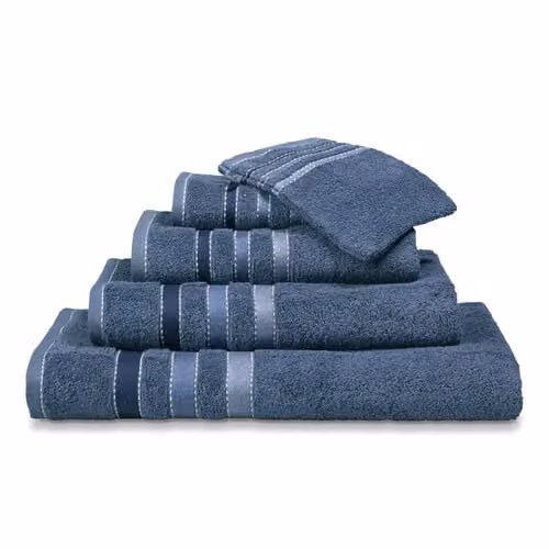 Vandyck Prestige Lines Vintage Blue Badlaken voor volwassenen B/D: 90 x 180 cm