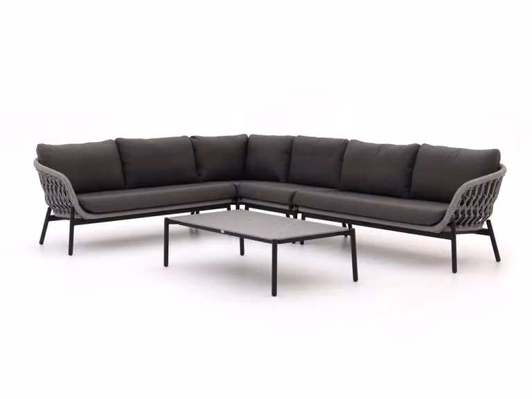 Bellagio Hoek loungeset voor 6 personen in het grijs