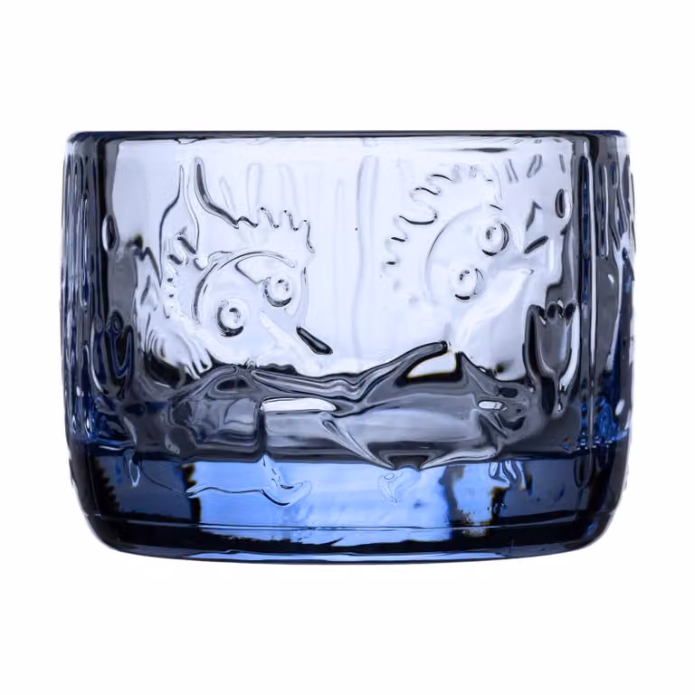 Moomin Arabia Mystikens skog waxinelichthouder Aqua, Ø 5,8 cm
