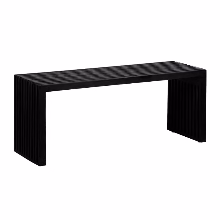 Lewis & Loft Halbankje Lexi - FSC mangohout - Zwart