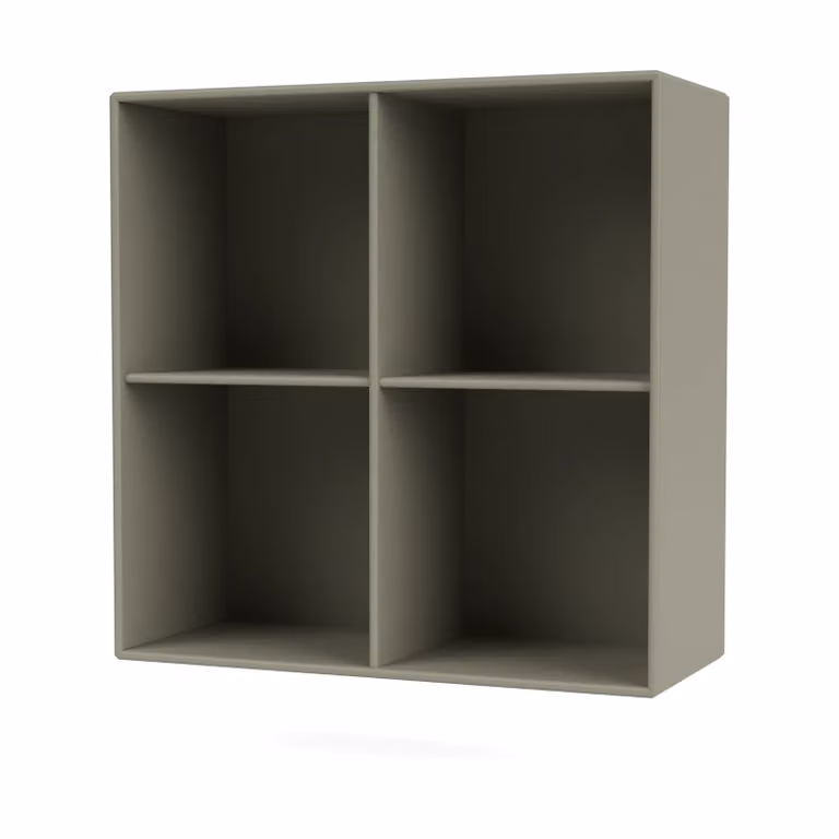 Montana SHOW wandplank inclusief ophangrail 69,6 x 69,6 cm Fennel