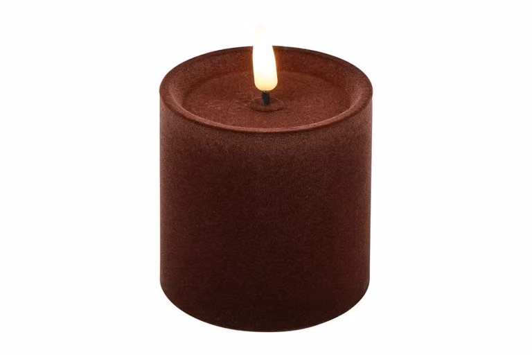 Countryfield Ledkaars Lyon Diep Paars Velvet D7,5 x H7,5 cm