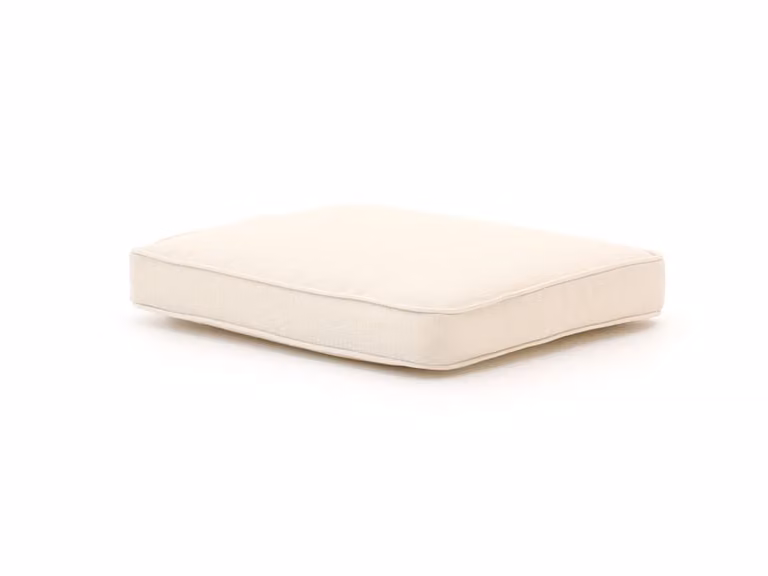 Madison Zit- en Voetenbankkussen voor Tuin - Bruin/Beige - Katoen/Polyester - 35 x 35 x 35 cm