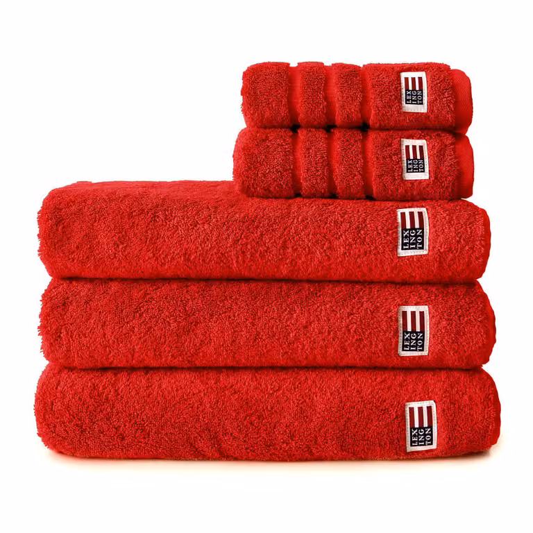 Lexington Icons Original handdoek Red 30 x 50 cm