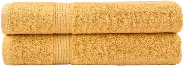 Zeer absorberende badlakens voor volwassenen - Goud - 100 x 200 cm