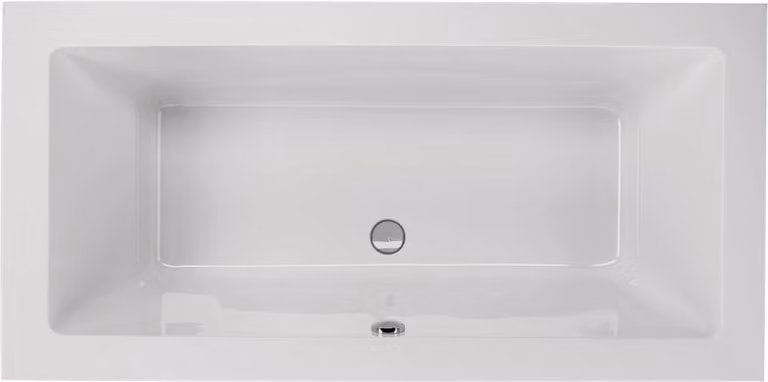 Schröder Lupor rechthoekige badkuip, wit, B/D/H: 190 x 90 x 49 cm