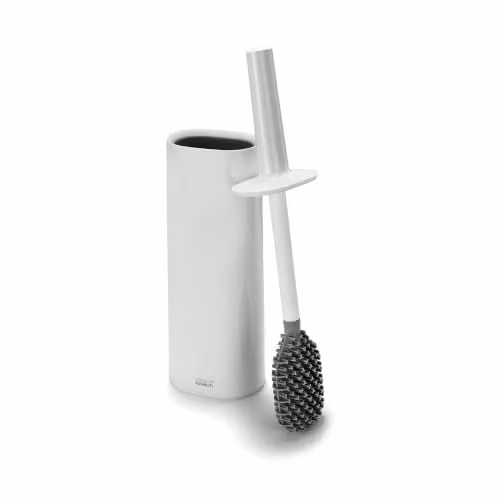 Joseph Joseph Flex TriBlade Hygiënische Toiletborstel met Houder Wit