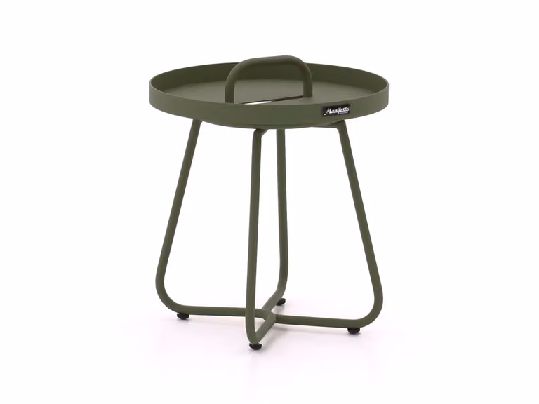 Manifesto Furniture Bijzettafel tuin Manifesto rond aluminium groen Ø37cm