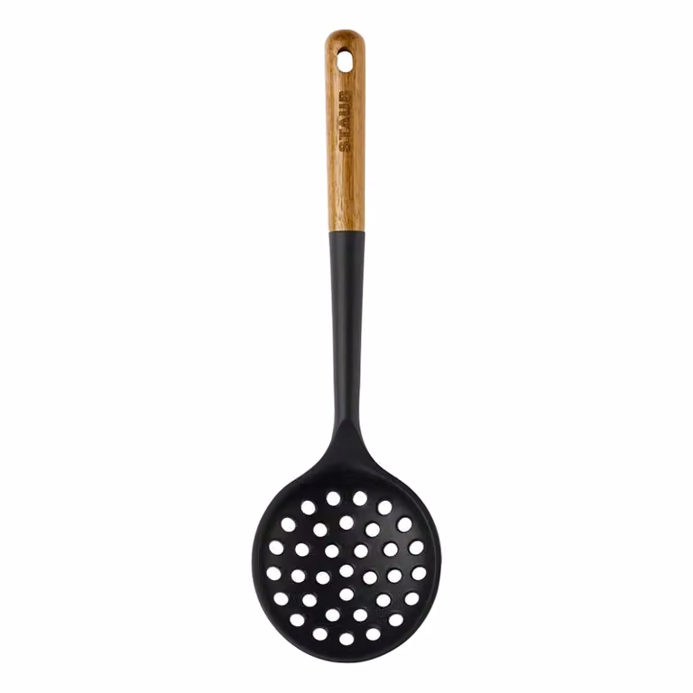 STAUB schuimlepel van acaciahout, zwart, 31 cm
