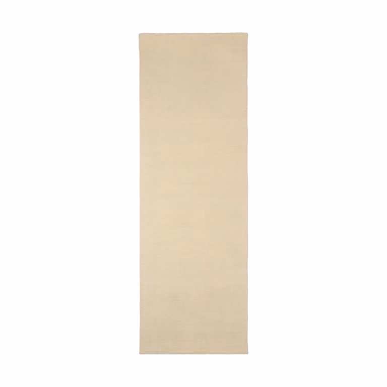 Scandi Living Terrain vloerkleed natuurwit 80 x 240 cm