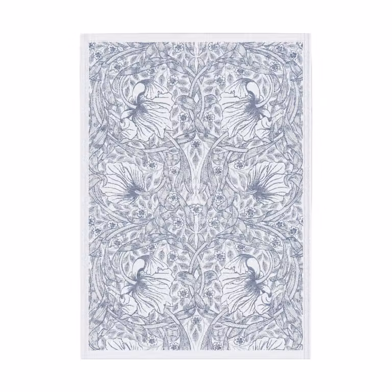 Ekelund Linneväveri Pimpernel theedoek Blauw 50 x 70 cm
