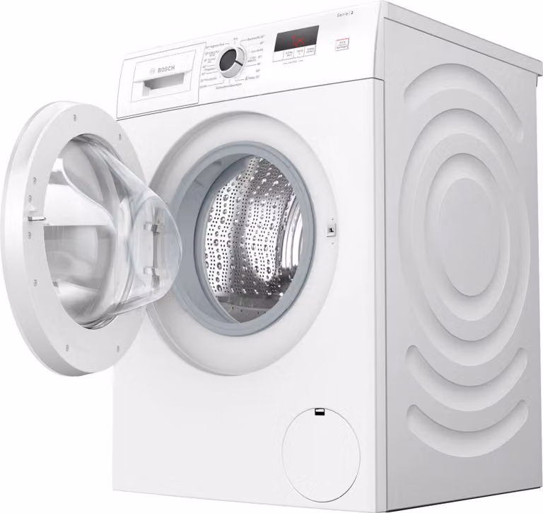 Bosch WGE02420 wasmachine met SpeedPerfect, toevoerfunctie en ActiveWater Plus